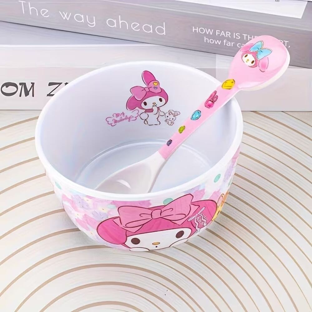#MEL-110 Hello Kitty & Friends My Melody Ceareal Bowl (Bowl Only)